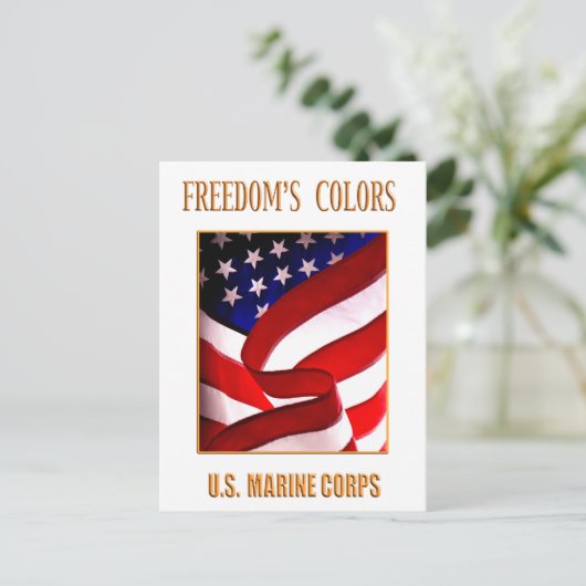 USMC-Briefkaart Briefkaart (Staand voorkant)