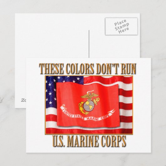 USMC-Briefkaart Briefkaart (Voorkant / Achterkant)