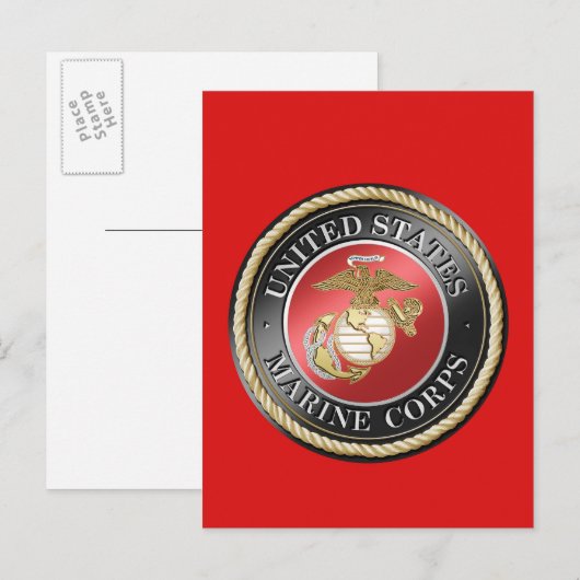 USMC-Briefkaart Briefkaart (Voorkant / Achterkant)