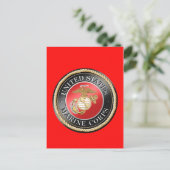 USMC-Briefkaart Briefkaart (Staand voorkant)