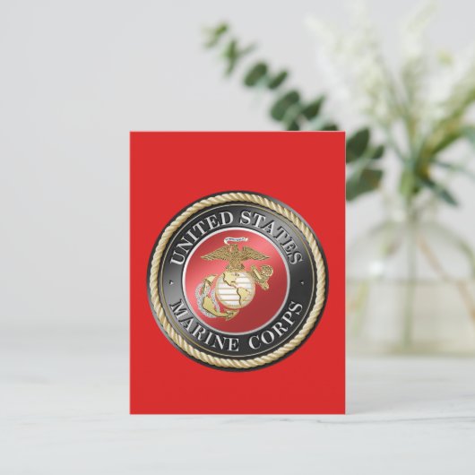 USMC-Briefkaart Briefkaart (Staand voorkant)