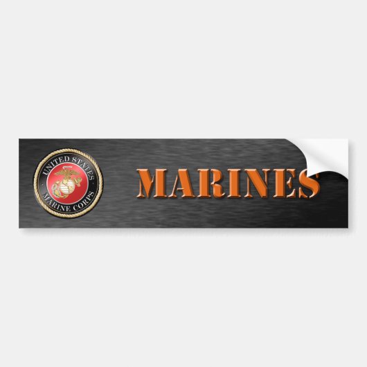 USMC-Bumpersticker Bumpersticker (Voorkant)