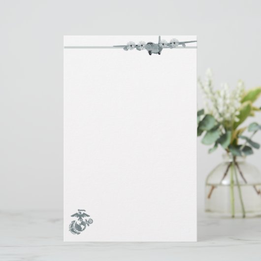 USMC C-130 BRIEFPAPIER (Staand voorkant)