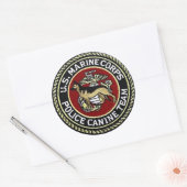 USMC CANINE UNIT RONDE STICKER (Envelop)