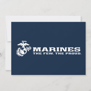 USMC de weinige rode Logo - wit