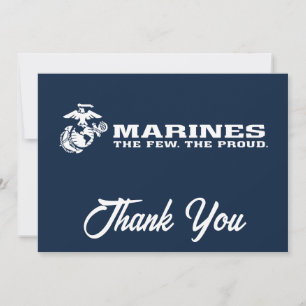 USMC de weinige rode Logo - wit Bedankkaart