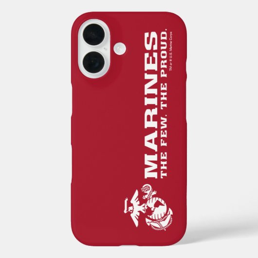 USMC de weinige rode Logo - wit Case-Mate iPhone Case (Achterkant)