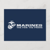USMC de weinige rode Logo - wit