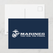 USMC de weinige rode Logo - wit Feestdagenkaart (Voorkant / Achterkant)