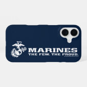 USMC de weinige rode Logo - wit iPhone 16 Hoesje (Achterkant horizontaal)