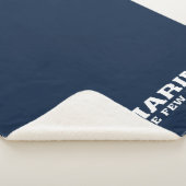 USMC de weinige rode Logo - wit Sherpa Deken (3/4)