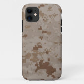 USMC Desert Camouflage Case-Mate iPhone Case (Achterkant)