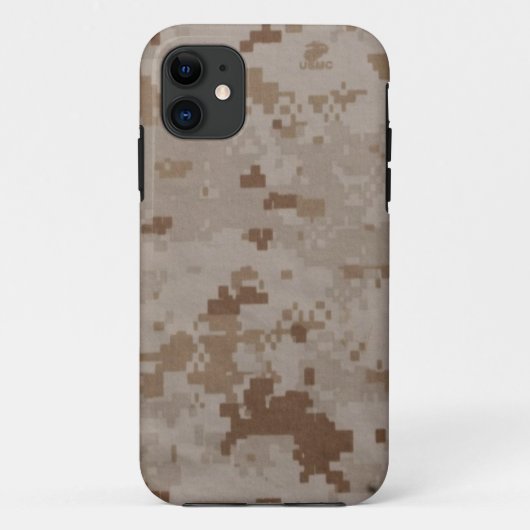 USMC Desert Camouflage Case-Mate iPhone Case (Achterkant)