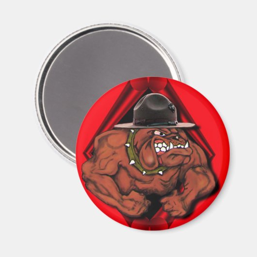 USMC Devil Dog Magneet (Voorkant / Achterkant)