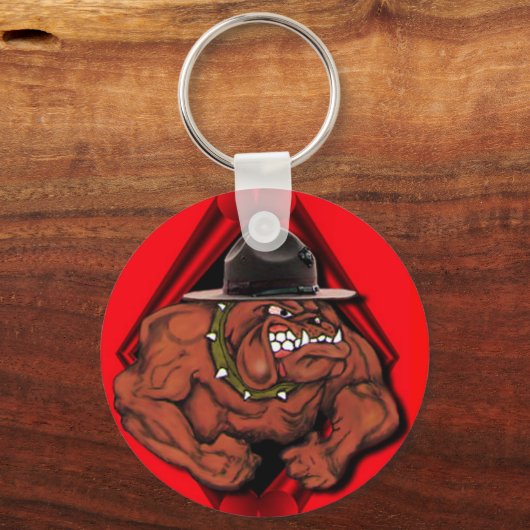 USMC Devil Dog Sleutelhanger (Voorkant)