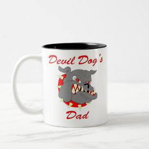 USMC Devil Dog's vader Tweekleurige Koffiemok