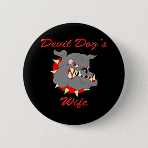 USMC Devil Dog's vrouw Ronde Button 5,7 Cm