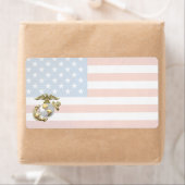 USMC Eagle, Wereldbol & Anchor (EGA) [3D] Etiket (Insitu)