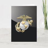USMC Eagle, Wereldbol & Anchor (EGA) [3D] Kaart (Voorkant)
