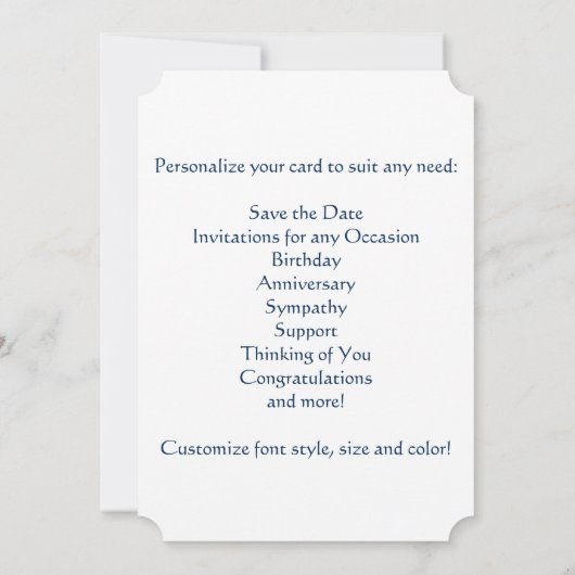 USMC EGA  kaart voor elk willekeurig geval! (Achterkant)