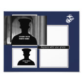 USMC EGA Photo Collage Print Foto Afdruk (Voorkant)