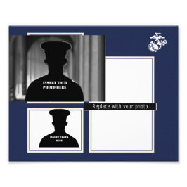 USMC EGA Photo Collage Print Foto Afdruk