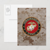 USMC EGA [Special Edition] [3D] Briefkaart (Voorkant / Achterkant)