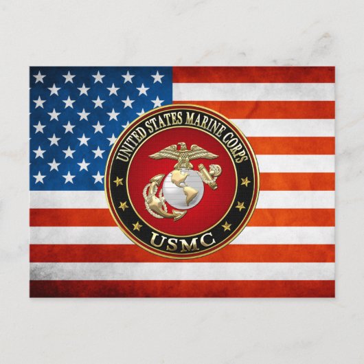 USMC EGA [Special Edition] [3D] Briefkaart (Voorkant)