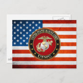 USMC EGA [Special Edition] [3D] Briefkaart (Voorkant / Achterkant)