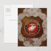 USMC EGA [Special Edition] [3D] Briefkaart (Voorkant / Achterkant)