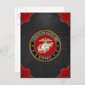 USMC EGA [Special Edition] [3D] Briefkaart (Voorkant / Achterkant)