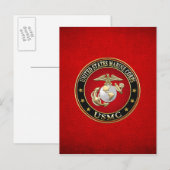 USMC EGA [Special Edition] [3D] Briefkaart (Voorkant / Achterkant)