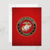 USMC EGA [Special Edition] [3D] Briefkaart (Voorkant / Achterkant)