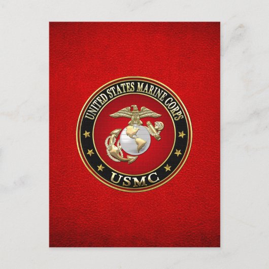 USMC EGA [Special Edition] [3D] Briefkaart (Voorkant)