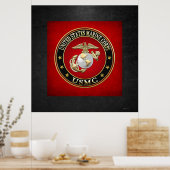 USMC EGA [Special Edition] [3D] Poster (Keuken)