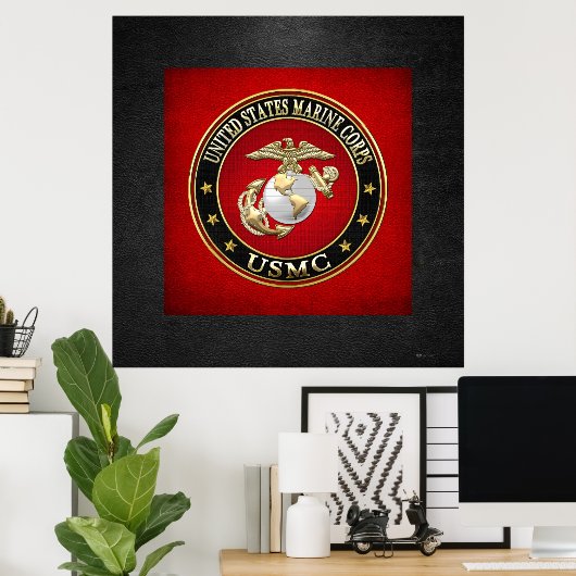 USMC EGA [Special Edition] [3D] Poster (Thuiskantoor)