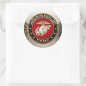 USMC EGA [Special Edition] [3D] Ronde Sticker (Tas)