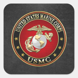 USMC EGA [Special Edition] [3D] Vierkante Sticker