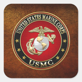 USMC EGA [Special Edition] [3D] Vierkante Sticker