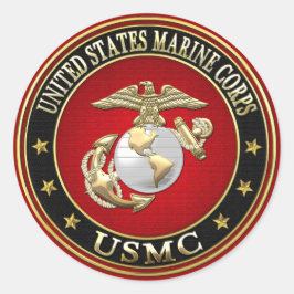 USMC EGA [Speciale editie][3D] Ronde Sticker