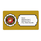 USMC Emblem Etiket (Voorkant)