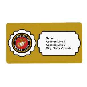 USMC Emblem Etiket