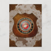 USMC Emblem [Special Edition] [3D] Briefkaart (Voorkant)
