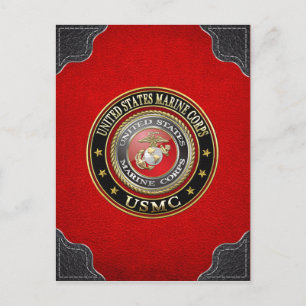 USMC Emblem [Special Edition] [3D] Briefkaart