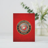 USMC Emblem [Special Edition] [3D] Briefkaart (Staand voorkant)