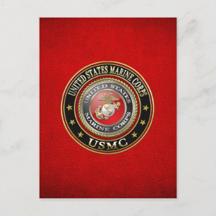 USMC Emblem [Special Edition] [3D] Briefkaart