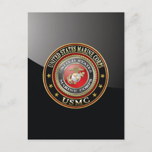 USMC Emblem [Special Edition] [3D] Briefkaart