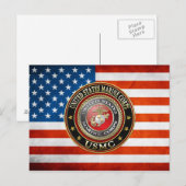 USMC Emblem [Special Edition] [3D] Briefkaart (Voorkant / Achterkant)