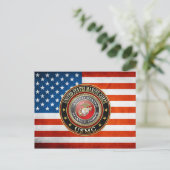 USMC Emblem [Special Edition] [3D] Briefkaart (Staand voorkant)