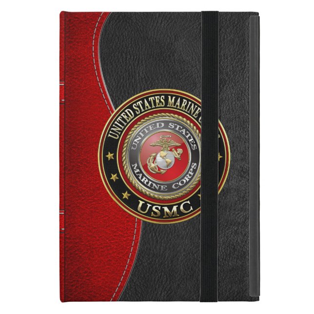USMC Emblem [Special Edition] [3D] iPad Mini Hoesje (Voorkant Dicht)